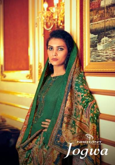 Jogwa By Nishant Fashion Designer Pashmina Winter Salwar Kameez Collection